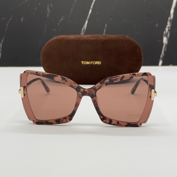 NEW TOM FORD TF766 55Y WOMEN BUTTERFLY SUNGLASSES TOM FORD GIA FT0766/S